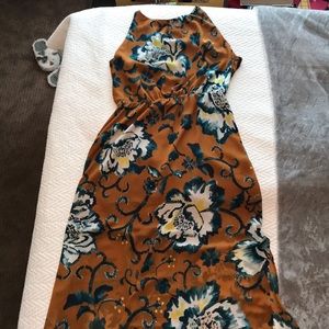 H&M slit back maxi dress